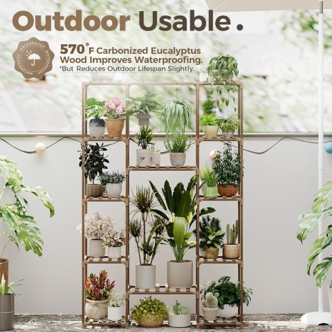 Bamworld 167 cm wysoki stojak na rośliny doniczkowe