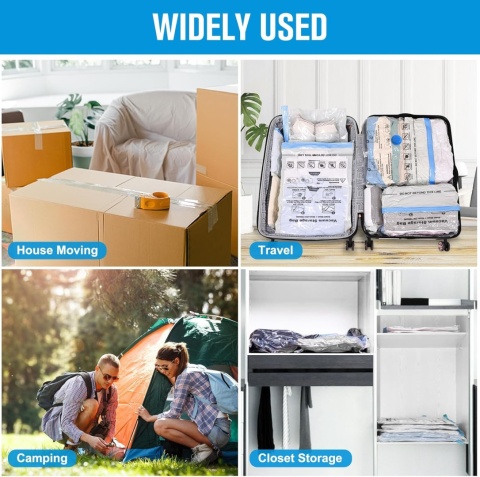 BoxLegend Worki próżniowe do ubrań, 21 sztuk, 4 wymiary BoxLegend Worki próżniowe do ubrań, 21 sztuk, 4 wymiary