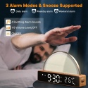 Budzik ze światłem, budzik świetlny, White Noise Machine 10 TRYBOW
