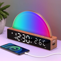 Budzik ze światłem, budzik świetlny, White Noise Machine 10 TRYBOW