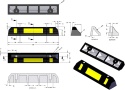 GUMOWE OGRANICZNIKI PARKOWANIA 2 SZT SNS SAFETY RAMPA 60x12x10 GUMOWE OGRANICZNIKI PARKOWANIA 2 SZT SNS SAFETY RAMPA 60x12x10