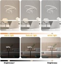 Lampa wisząca LED, 3 pierścienie ściemniana, 3000-6000 K, pilot