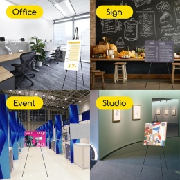 MEEDEN Stojak na sztalugę do malowania i ekspozycji: 63