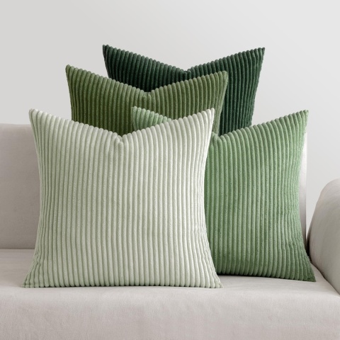 MIULEE Sztruksowa poszewka na poduszkę, miękka, 4 sztuki, 50 x 50 cm MIULEE Sztruksowa poszewka na poduszkę, miękka, 4 sztuki, 50 x 50 cm