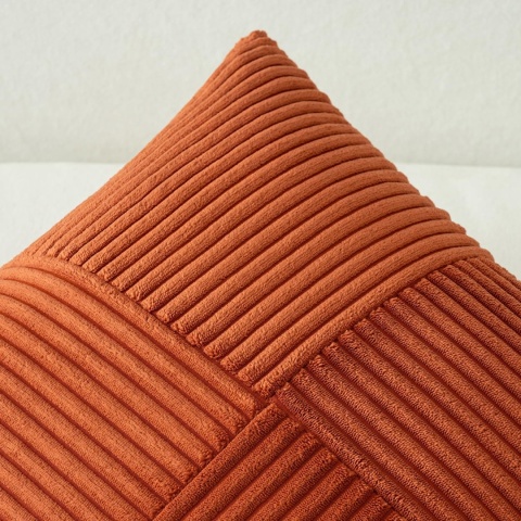 MIULEE Zestaw 2 poszewek na poduszki sztruksowe 50x 50 cm 2 sztuki MIULEE Zestaw 2 poszewek na poduszki sztruksowe 50x 50 cm 2 sztuki