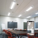 Odporna na wilgoć sufitowa lampa LED Modlicht 120CM 36W 5000k, biały