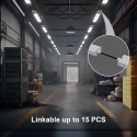 Odporna na wilgoć sufitowa lampa LED Modlicht 120CM 36W 5000k, biały