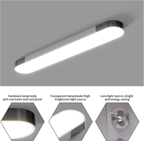 Oninio Ściemnialna lampa sufitowa LED, 100 cm, pilot sterowania Oninio Ściemnialna lampa sufitowa LED, 100 cm, pilot sterowania