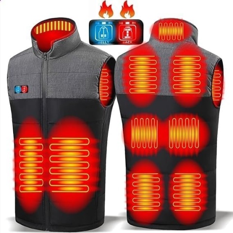 Panngu Ogrzewana kamizelka 3 stopnie ogrzewania USB Unisex L Panngu Ogrzewana kamizelka 3 stopnie ogrzewania USB Unisex L