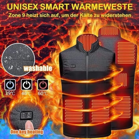 Panngu Ogrzewana kamizelka 3 stopnie ogrzewania USB Unisex L Panngu Ogrzewana kamizelka 3 stopnie ogrzewania USB Unisex L