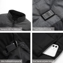 Panngu Ogrzewana kamizelka 3 stopnie ogrzewania USB Unisex XL