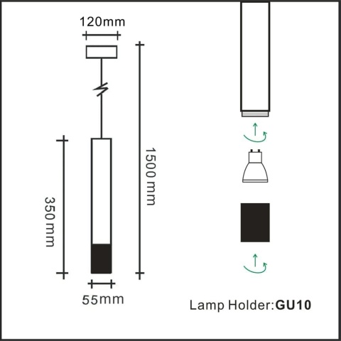 Lampa wisząca LED do jadalni, czarna, 4-punktowa , drewno Lampa wisząca LED do jadalni, czarna, 4-punktowa , drewno