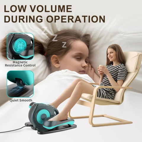 Rollingsurfer Elektryczna maszyna eliptyczna, pod biurko Trenażer