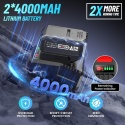 SEESII Wkrętarka udarowa 1000 N.m (740ft-lbs) 2400 RPM