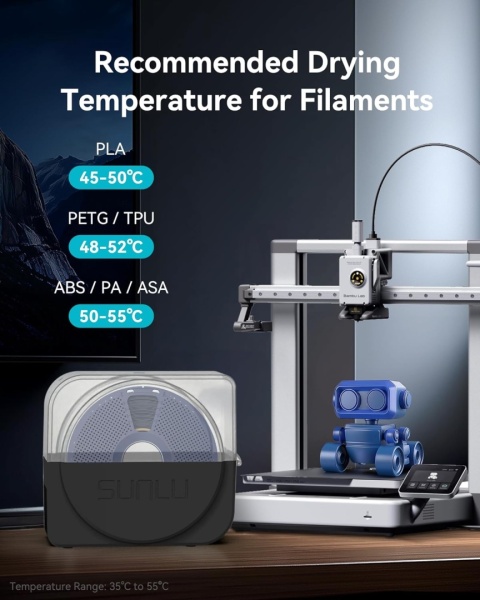 SUNLU Oficjalna suszarka do filamentu S1 PLUS z wentylatorem