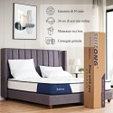 SuiLong Materac premium 180 x 200 x 25 cm, 5 stref, twardość H3 H4
