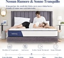 SuiLong Materac premium 180 x 200 x 25 cm, 5 stref, twardość H3 H4