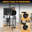 TVON Mobilny stojak pod telewizor na kółkach, do telewizorów 32-75"