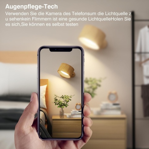 Wewnętrzna lampa ścienna kinkiet LED Feallive 3 poziomy bezprzewodowa Wewnętrzna lampa ścienna kinkiet LED Feallive 3 poziomy bezprzewodowa