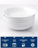 Zestaw 6 porcelanowych misek 880 ml , 21,6 x 4,5cm do makaronu
