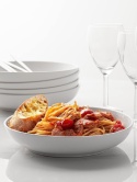 Zestaw 6 porcelanowych misek 880 ml , 21,6 x 4,5cm do makaronu