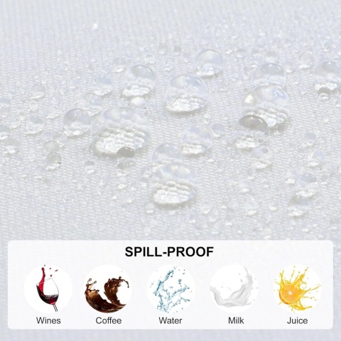 Arquiel Prostokątny obrus z tropikalnymi liśćmi palmowymi 180 x 140 cm