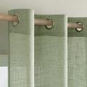 MIULEE Zasłony na przelotkach, zestaw 2 sztuk, zielone, 137 x 140 cm