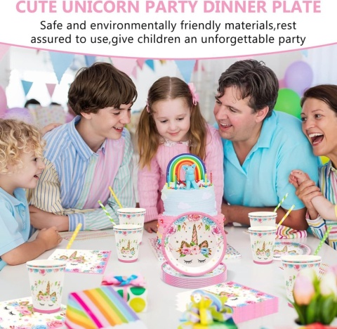 Dekoracja stołowa Umbreon Party dla 10 osób, dekoracja na przyjęcie