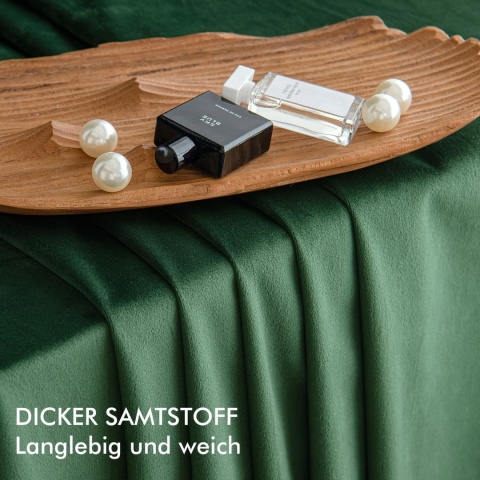 MIULEE Aksamitna zasłona z taśmą marszczącą, zestaw 2 szt 140 x 245 cm