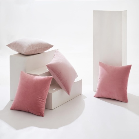 MIULEE Poszewka na poduszkę, aksamitna, dekoracyjna, 45 x 45 cm, 4 szt