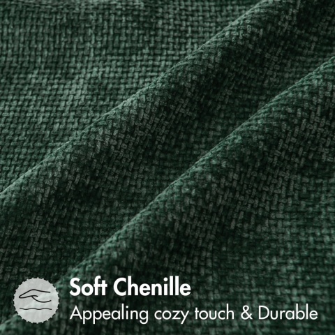 MIULEE Zestaw 2 poszewek na poduszki sztruksowe 50x 50 cm 2 sztuki