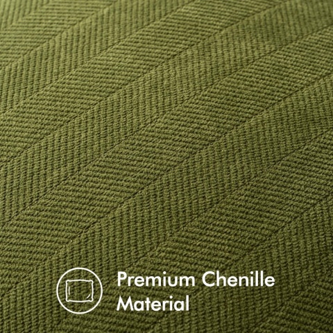 MIULEE Zestaw poszewek na poduszki 45x 45 cm 2 sztuki