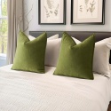 MIULEE Zestaw poszewek na poduszki 45x 45 cm 2 sztuki