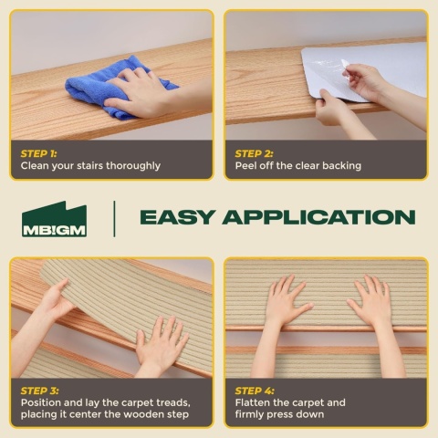 Maty na schody, samoprzylepne,15 sztuk 20 x 65 cm antypoślizgowa mata