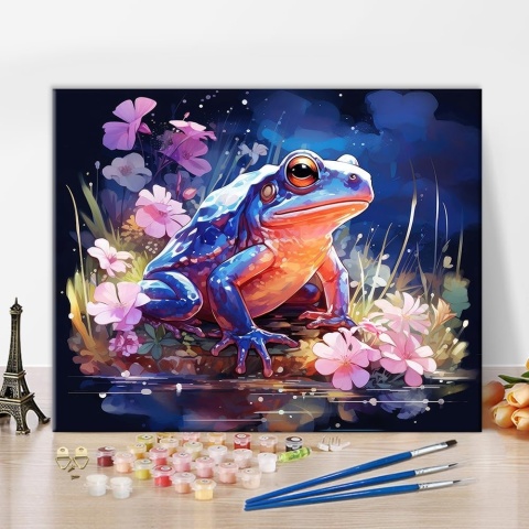 Obraz malowanie według liczb , 40 x 50 cm zestaw kompletny