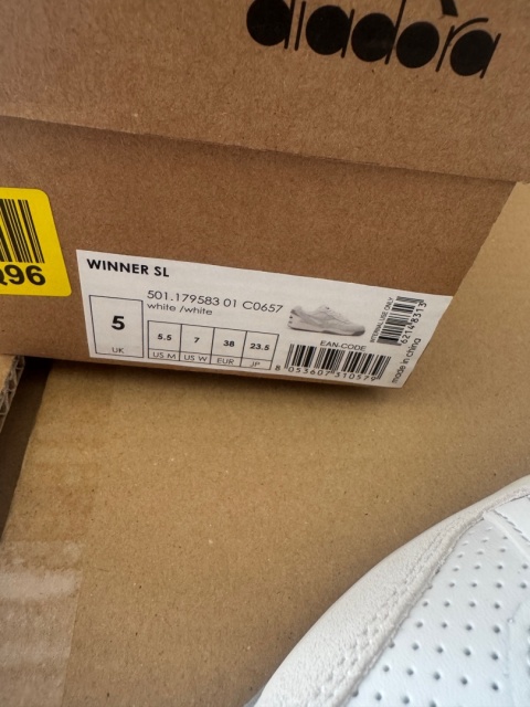 Buty Diadora Winner SL white/white 38 23.5 cm
