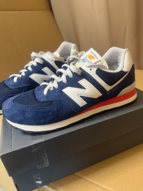 Buty New Balance 574's V2 blue navy rozmiar 44.5 28.5 cm