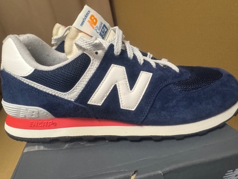 Buty New Balance 574's V2 blue navy rozmiar 44.5 28.5 cm