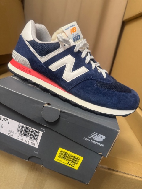 Buty New Balance 574's V2 blue navy rozmiar 44.5 28.5 cm