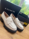 Coach Loafersy Leah CB990 Beżowy rozmiar 36.6 23 cm