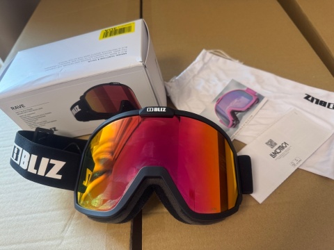 Gogle narciarskie Bliz Rave matt black/brown red