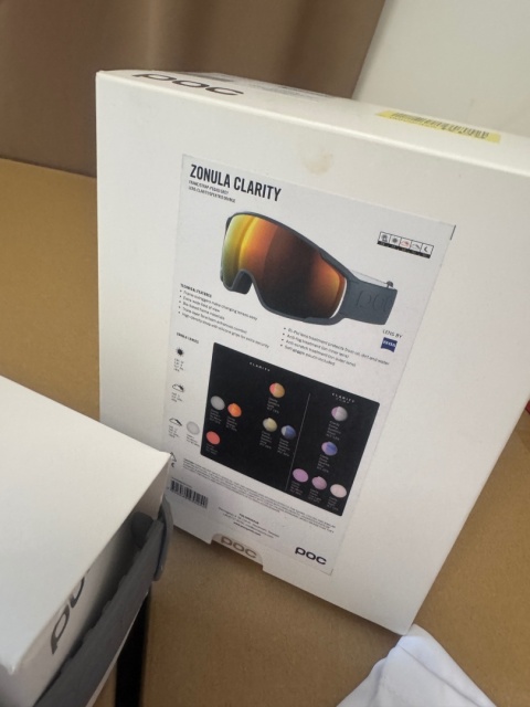 Gogle narciarskie Poc zonula clarity pegasi grey