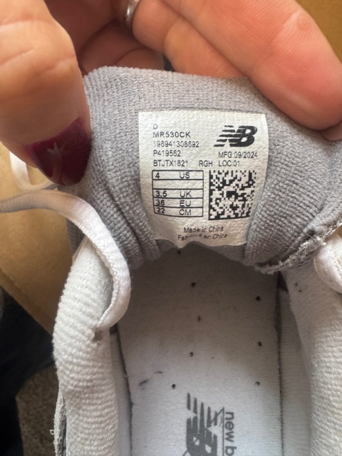 New Balance Sneakersy MR530CK Szary 36 22 cm