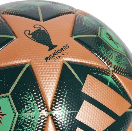 Piłka nożna adidas UCL League 24/25 Knockout Stages zielono-złota JM6825