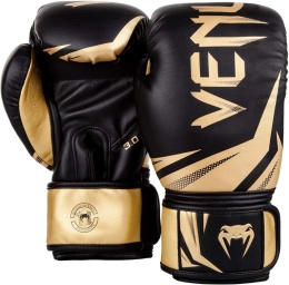 Rękawice bokserskie Venum Challenger 3.0 Czarne złoto 14 oz