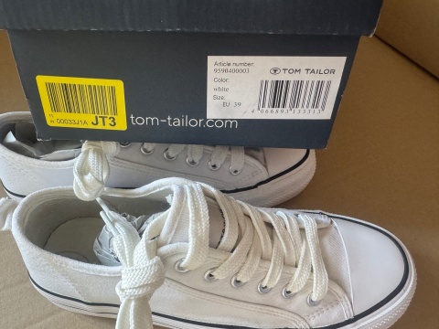 TOM TAILOR - Sneakersy niskie trampki 39