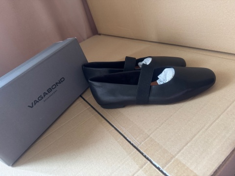 Vagabond Shoemakers Baleriny Jolin Czarny 38 Skóra naturalna