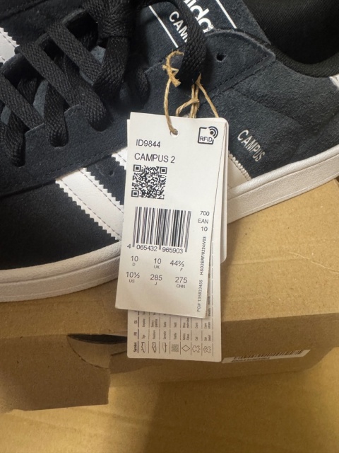 Adidas Sneakersy Campus 2 ID9844 Czarny r 44 2/3