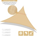 AXT SHADE żagiel przeciwsłoneczny 3.6x3.6x3.6m Trójkąt wodoodporny