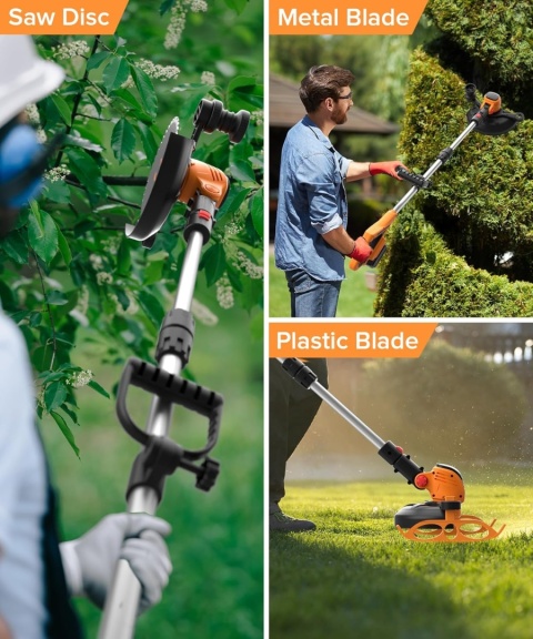 Akumulatorowa podkaszarka do trawy, elektryczna bezprzewodowa Agrico